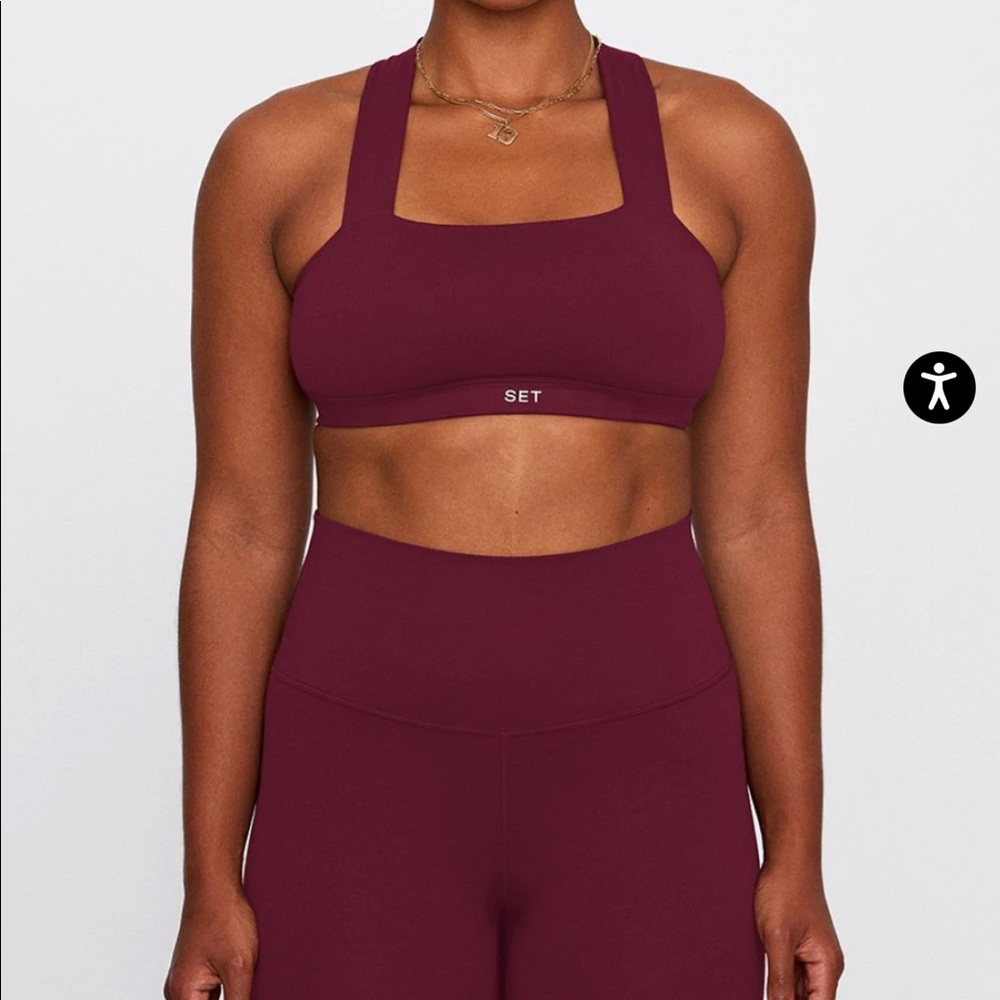 SETACTIVE Sangria Set 🍷 Size S Leggings/Bra